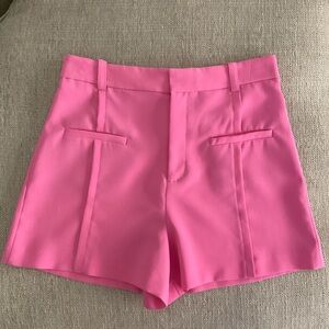 Zara Pink High Waist Women Shorts